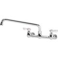 Krowne Krowne 12-812L - Silver Series 8" Center Wall Mount Faucet, 12" Spout 12-812L